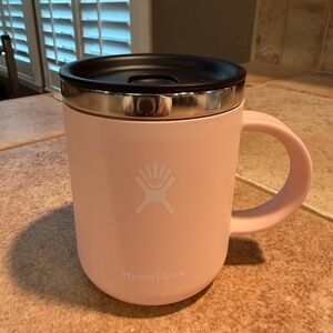 Hydro Flask Pink Mug with Black Lid